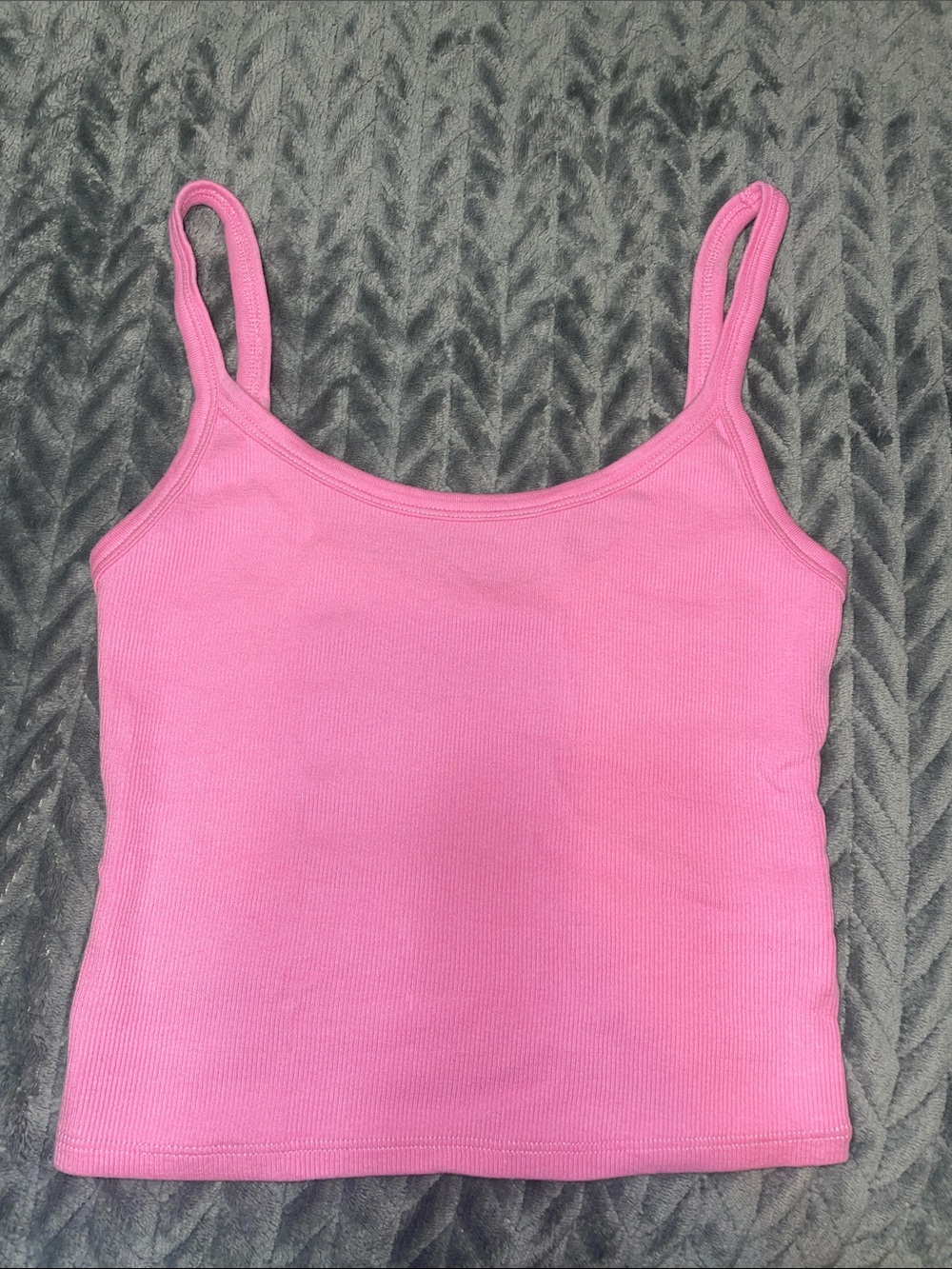 Garage Ribbed Cropped Tank